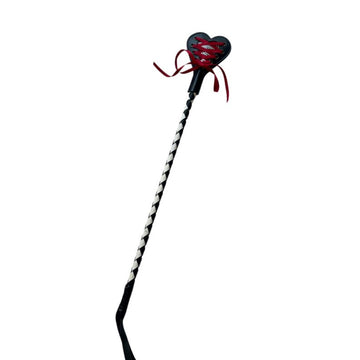 Heart Lace Crop Whip