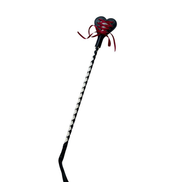 Heart Lace Crop Whip