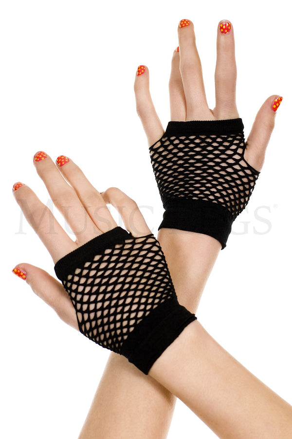 Thick Diamond Net Gloves