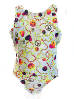 Maillot sin mangas con espalda de cerradura y estampado Harmony (niño)
