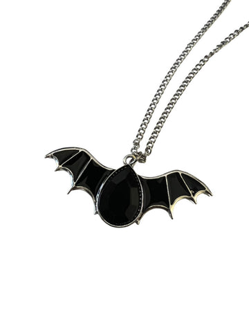 Bat Necklace with Pendant