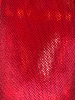 Red Holiday Sparkle Flutter Sleeve Velvet Dance Dress