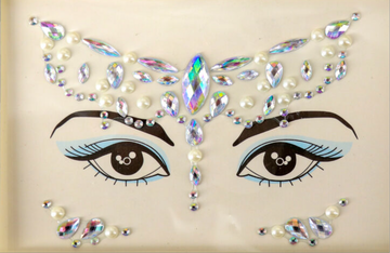 Oval Face Gem Stickers