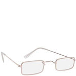 Gafas rectangulares de estilo antiguo.