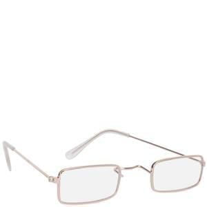 Gafas rectangulares de estilo antiguo.