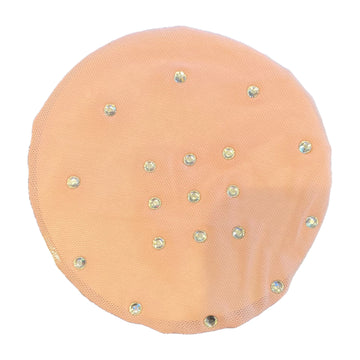 Mesh Bun Cover w/ Rhinestone