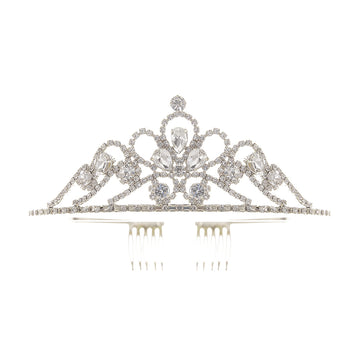 Teardrop Rhinestone Tiara