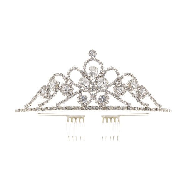 Teardrop Rhinestone Tiara