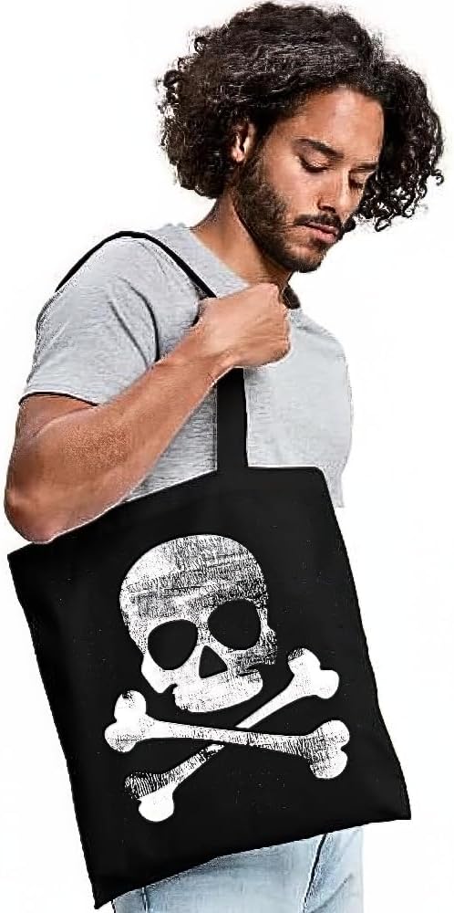 Skull and Crossbones Treat Bag