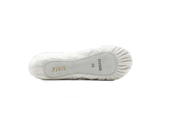 Dansoft Leather Ballet by Bloch (Child, White)
