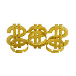 Triple $$$ Sign Gold Ring