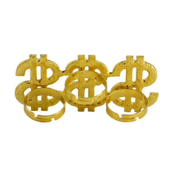 Triple $$$ Sign Gold Ring