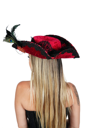 Deluxe Pirate Hat (Red)