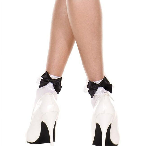 Ankle Sock with Ruffle and Bow