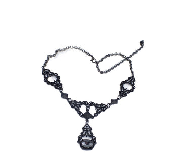 Victorian Metal Choker Charm