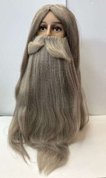Wizard Wig and Beard Set