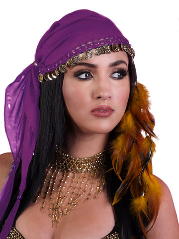 Coin Edged Headscarf