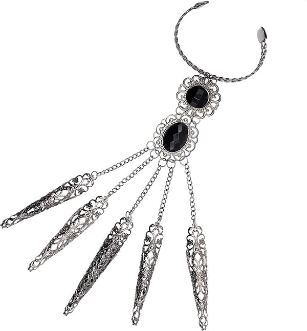 Gothic Chain Bracelet with Claws