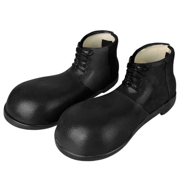Black Latex Clown Shoe Toppers