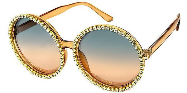 Rhinestone Oversized Glasses