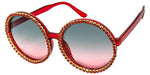 Rhinestone Oversized Glasses