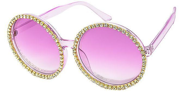 Übergroße Brille mit Strasssteinen