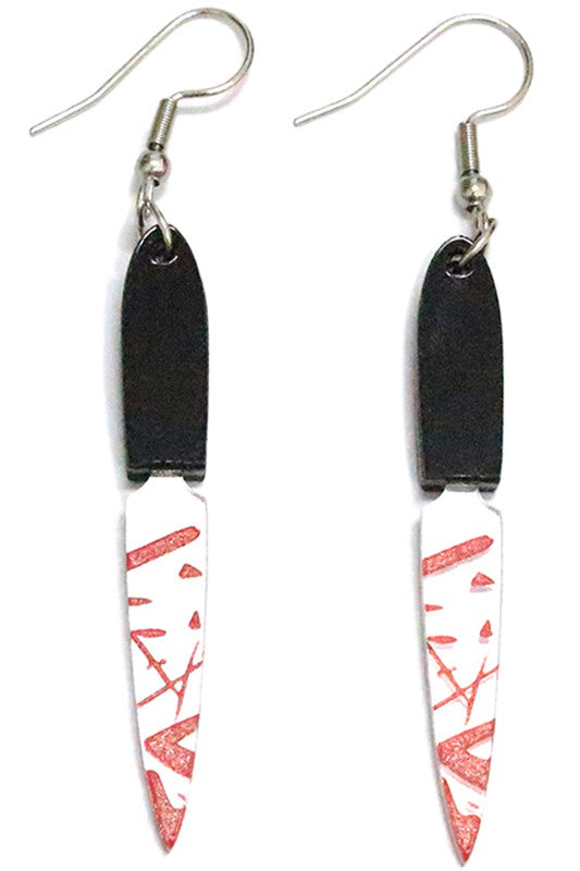 Bloody Knife Earrings