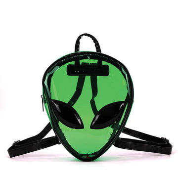 Clear Iridescent Alien Backpack