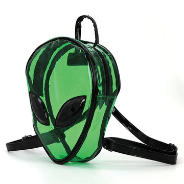 Clear Iridescent Alien Backpack