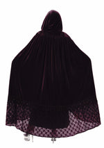 Deluxe Victorian Lace Velvet Cape