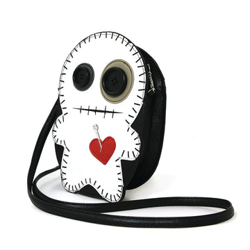 Stitched Voodoo Doll Crossbody Bag
