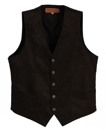 Western Biker Deluxe Faux Suede Vest (Adult)