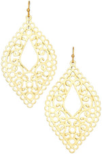 Teardrop Filigree Earrings