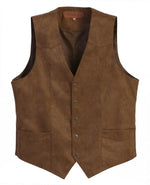 Western Biker Deluxe Faux Suede Vest (Adult)