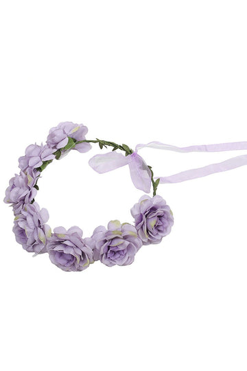 Violet Flower Headband