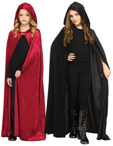 Hooded Velour Cape (Child)