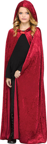 Hooded Velour Cape (Child)