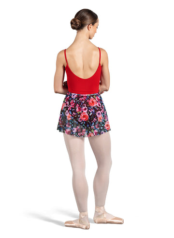 Roses Print Pull-On Skirt by Bloch (Adult)