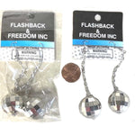 Pierced Disco Ball Earrings