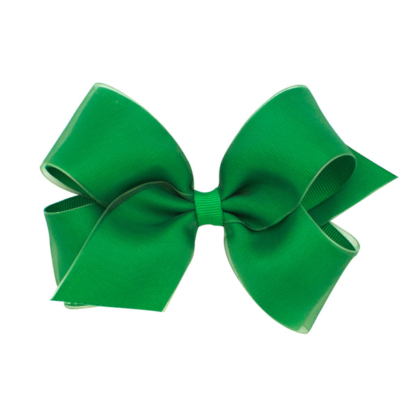 Organza Overlay Bow - Medium