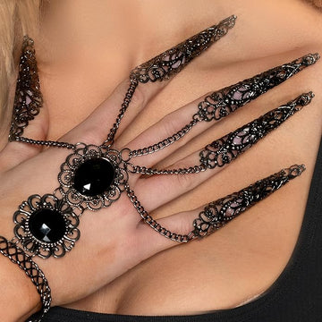 Gothic Chain Bracelet with Claws