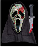 Bloody Bling Ghost Face Mask Knife Set