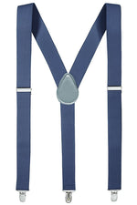 Y-Back Solid Color Suspenders