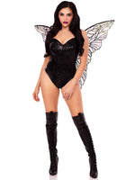No-Strap Iridescent Fairy Wings (Black)