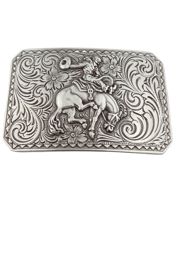 Hebilla de cinturón de rodeo estilo antiguo