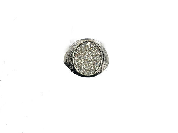 Oval Rhinestone Ring