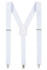 Y-Back Solid Color Suspenders