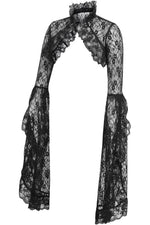 Black Lace Shrug Bolero Jacket