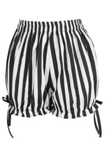 White/Black Striped Bloomers