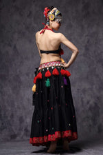 Tribal Coin Top with Tassels